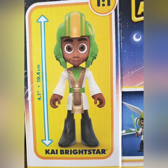 Disney Star Wars Young Jedi Adventures Kai Brightstar Green and White Playset. - Picture 3 of 6